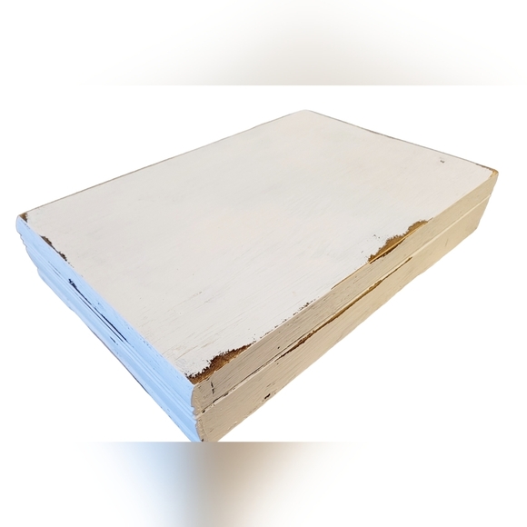 William Rogers & Son Anti Tarnish Flatware Storage Box Painted Farmhouse… - Picture 2 of 6